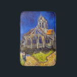 Vincent van Gogh - kyrkan i Auvers Badrumsmatta<br><div class="desc">Kyrkan i Auvers/l'Eglise à Auvers-sur-oise av Vincent Van Gogh 1890</div>