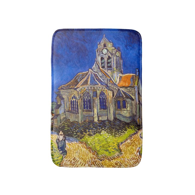 Vincent van Gogh - kyrkan i Auvers Badrumsmatta (Framsidan (Vertikal))