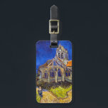 Vincent van Gogh - kyrkan i Auvers Bagagebricka<br><div class="desc">Kyrkan i Auvers/l'Eglise à Auvers-sur-oise av Vincent Van Gogh 1890</div>