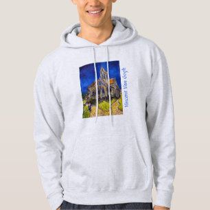 Vincent van Gogh - kyrkan i Auvers Hoodie