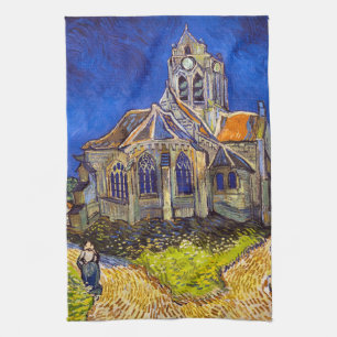Vincent van Gogh - kyrkan i Auvers Kökshandduk