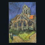 Vincent van Gogh - kyrkan i Auvers Kökshandduk<br><div class="desc">Kyrkan i Auvers (1890) av Vincent van Gogh är en vintage Post impressionism bra konst arkitektonisk religiösa. En kvinna som går längs en väg mot byns chapel med vackra glasfönster av nedfläckad. En vardaglig arkitekturscen. Om konstnären: Vincent Willem van Gogh (1853-1890) var en målare från Post impressionist vars verk var...</div>