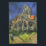 Vincent van Gogh - kyrkan i Auvers Kökshandduk<br><div class="desc">Kyrkan i Auvers (1890) av Vincent van Gogh är en vintage Post impressionism bra konst arkitektonisk religiösa. En kvinna som går längs en väg mot byns chapel med vackra glasfönster av nedfläckad. En vardaglig arkitekturscen. Om konstnären: Vincent Willem van Gogh (1853-1890) var en målare från Post impressionist vars verk var...</div>