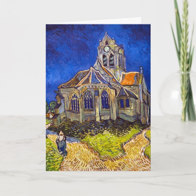 Vincent van Gogh - kyrkan i Auvers Kort (Framsida)