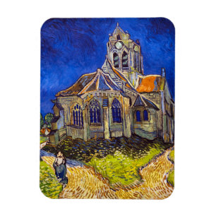 Vincent van Gogh - kyrkan i Auvers Magnet