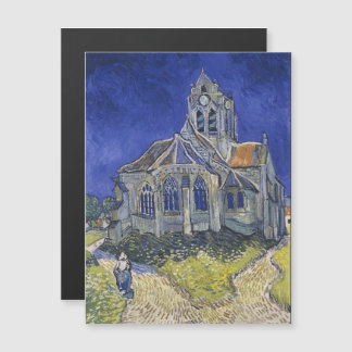 Vincent Van Gogh, kyrkan i Auvers Magnetisk Inbjudningskort