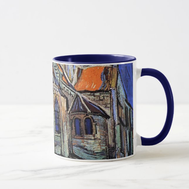 Vincent Van Gogh - Kyrkan i Auvers Mugg (Höger)