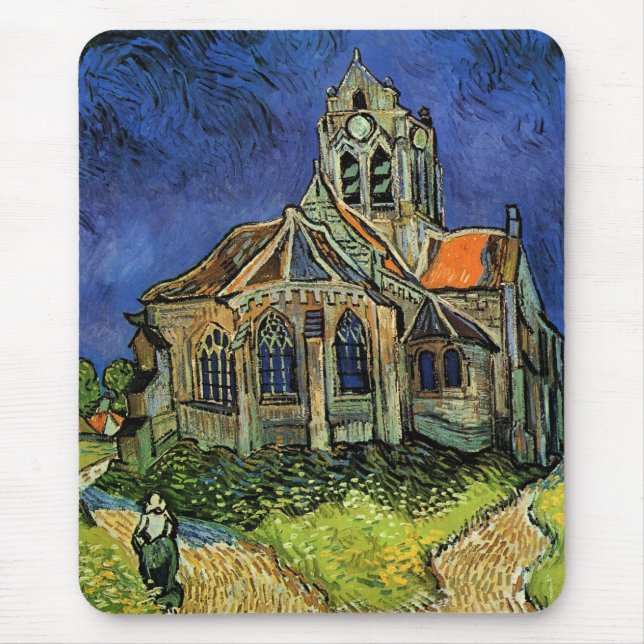 Vincent van Gogh - kyrkan i Auvers Musmatta (Framsidan)