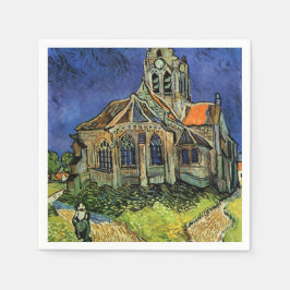 Vincent van Gogh - kyrkan i Auvers Pappersservett
