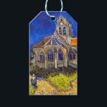 Vincent van Gogh - kyrkan i Auvers Presentetikett<br><div class="desc">Kyrkan i Auvers/l'Eglise à Auvers-sur-oise av Vincent Van Gogh 1890</div>