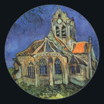 Vincent van Gogh - kyrkan i Auvers Runt Klistermärke<br><div class="desc">Kyrkan i Auvers (1890) av Vincent van Gogh är en vintage Post impressionism bra konst arkitektonisk religiösa. En kvinna som går längs en väg mot byns chapel med vackra glasfönster av nedfläckad. En vardaglig arkitekturscen. Om konstnären: Vincent Willem van Gogh (1853-1890) var en målare från Post impressionist vars verk var...</div>