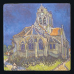 Vincent van Gogh - kyrkan i Auvers Stenunderlägg<br><div class="desc">Kyrkan i Auvers/l'Eglise à Auvers-sur-oise av Vincent Van Gogh 1890</div>