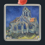 Vincent van Gogh | Kyrkan i Auvers-sur-Oise Julgransprydnad Metall<br><div class="desc">Kyrkan i Auvers-sur-Oise,  1890 | Vincent van Gogh | Art Plats: Musee d'Orsay,  Paris,  Frankrike | Nederländska konstnärer | Bilduppsamlingsnummer: XIR33823</div>