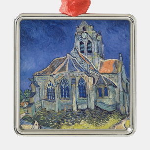 Vincent van Gogh   Kyrkan i Auvers-sur-Oise Julgransprydnad Metall