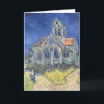 Vincent van Gogh| Kyrkan i Auvers-sur-Oise Kort<br><div class="desc">Kyrkan i Auvers-sur-Oise,  1890| av Vincent van Gogh| Art Plats: Musee d'Orsay,  Paris,  Frankrike| Nederländska konstnärer| Bilduppsamlingsnummer: XIR33823</div>