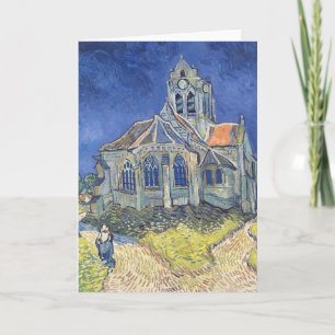 Vincent van Gogh Kyrkan i Auvers-sur-Oise Kort