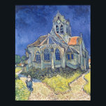 Vincent van Gogh | Kyrkan i Auvers-sur-Oise Poster<br><div class="desc">Kyrkan i Auvers-sur-Oise,  1890 | Vincent van Gogh | Art Location: Musee d'Orsay,  Paris,  Frankrike | Nederländska konstnärer | Bilduppsamlingsnummer: XIR33823</div>