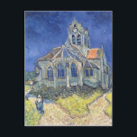 Vincent van Gogh | Kyrkan i Auvers-sur-Oise Vykort<br><div class="desc">Kyrkan i Auvers-sur-Oise,  1890 | Vincent van Gogh | Art Location: Musee d'Orsay,  Paris,  Frankrike | Nederländska konstnärer | Bilduppsamlingsnummer: XIR33823</div>