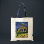 Vincent van Gogh - kyrkan i Auvers Tygkasse<br><div class="desc">Kyrkan i Auvers (1890) av Vincent van Gogh är en vintage Post impressionism bra konst arkitektonisk religiösa. En kvinna som går längs en väg mot byns chapel med vackra glasfönster av nedfläckad. En vardaglig arkitekturscen. Om konstnären: Vincent Willem van Gogh (1853-1890) var en målare från Post impressionist vars verk var...</div>