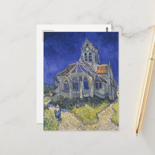 Vincent Van Gogh, kyrkan i Auvers Vykort