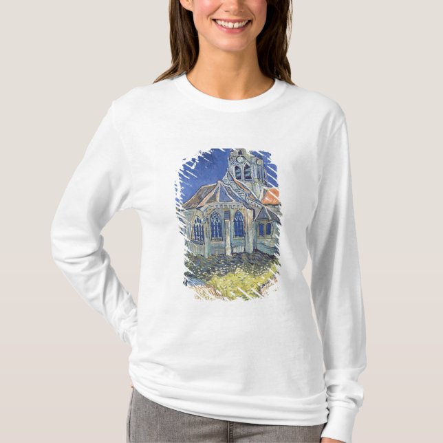 Vincent Van Gogh | kyrkan på Auvers-sur-Oise T Shirt (Framsida)