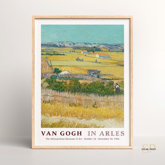 Vincent van Gogh La Crau nära Arles Art Print Poster (Skapare uppladdad)