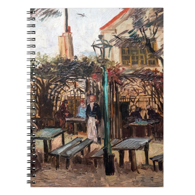 Vincent Van Gogh - La Guinguette på Montmartre Anteckningsbok (Framsidan)
