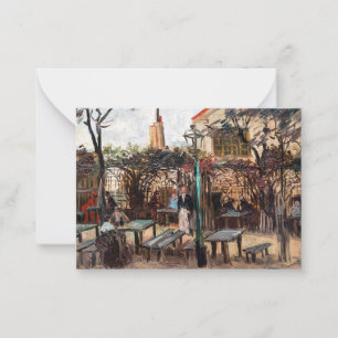 Vincent Van Gogh - La Guinguette på Montmartre Anteckningskort