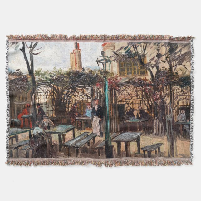 Vincent Van Gogh - La Guinguette på Montmartre Filt (Framsidan)