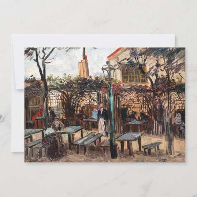 Vincent Van Gogh - La Guinguette på Montmartre Inbjudningar (Framsida)