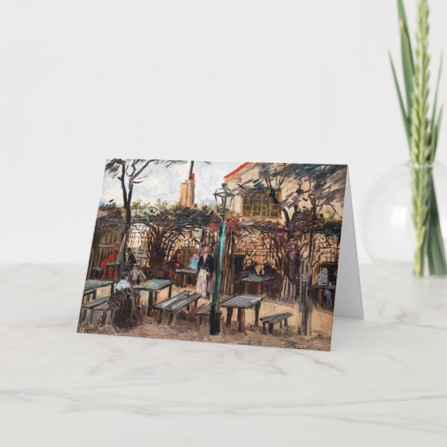 Vincent Van Gogh - La Guinguette på Montmartre Kort (Framsida)