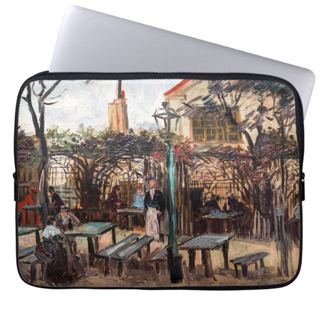 Vincent Van Gogh - La Guinguette på Montmartre Laptop Fodral (Framsidan)
