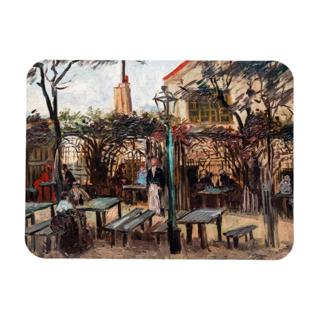 Vincent Van Gogh - La Guinguette på Montmartre Magnet (Horisontell)