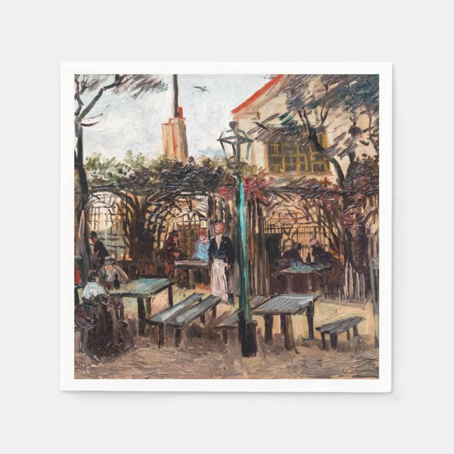Vincent Van Gogh - La Guinguette på Montmartre Pappersservett (Framsidan)