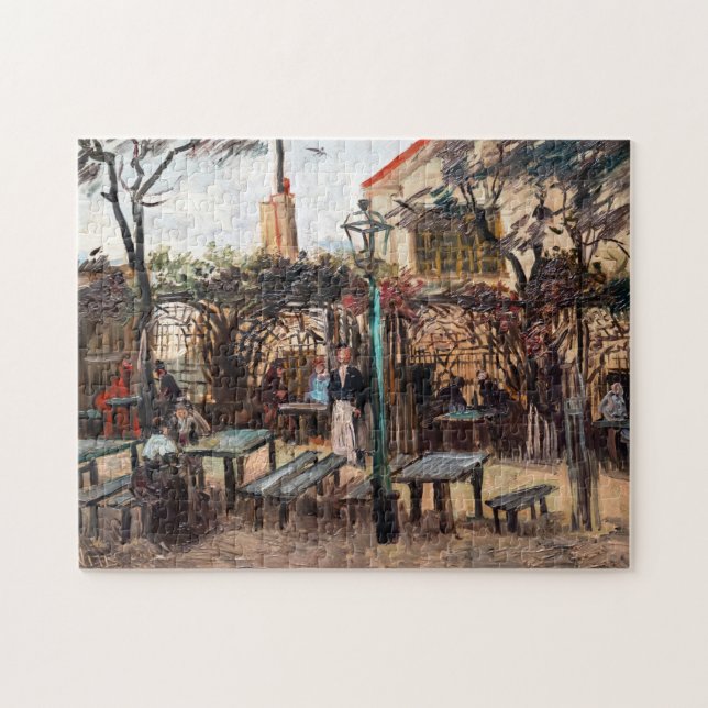 Vincent Van Gogh - La Guinguette på Montmartre Pussel (Horisontell)