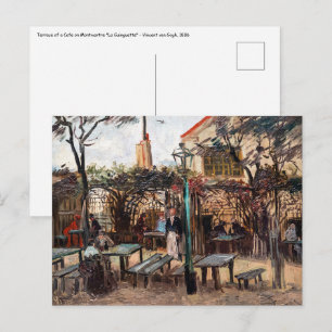 Vincent Van Gogh - La Guinguette på Montmartre Vykort