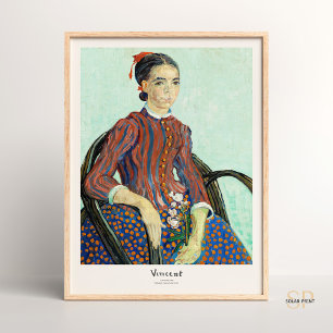 Vincent van Gogh La Mousmé Art Print Vintage Poster