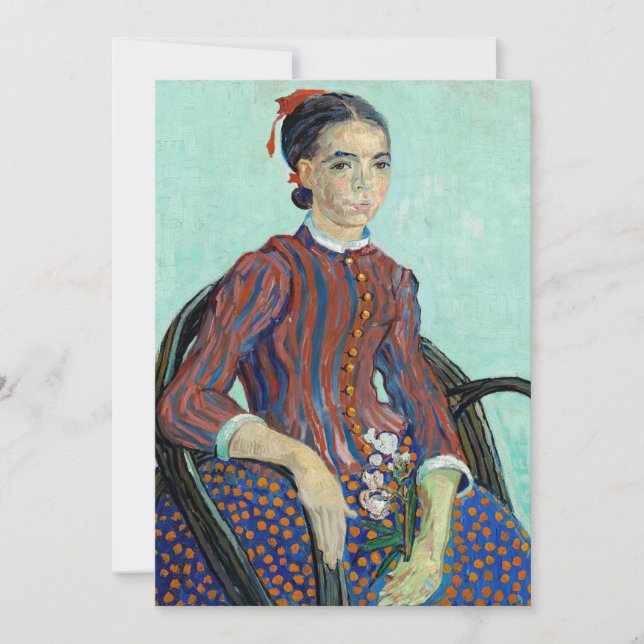 Vincent van Gogh - La Mousme Inbjudningar (Framsida)