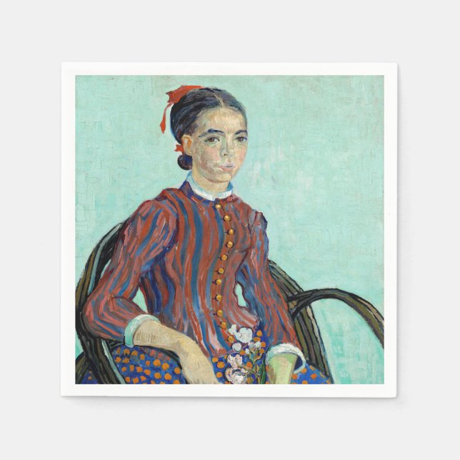 Vincent van Gogh - La Mousme Pappersservett (Framsidan)