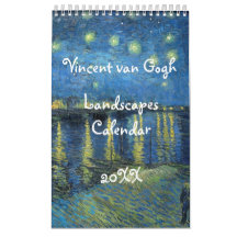 Vincent van Gogh Landscapes Calendar