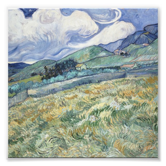 Vincent Van Gogh - Landskap från Saint-Remy Fototryck (Framsidan)