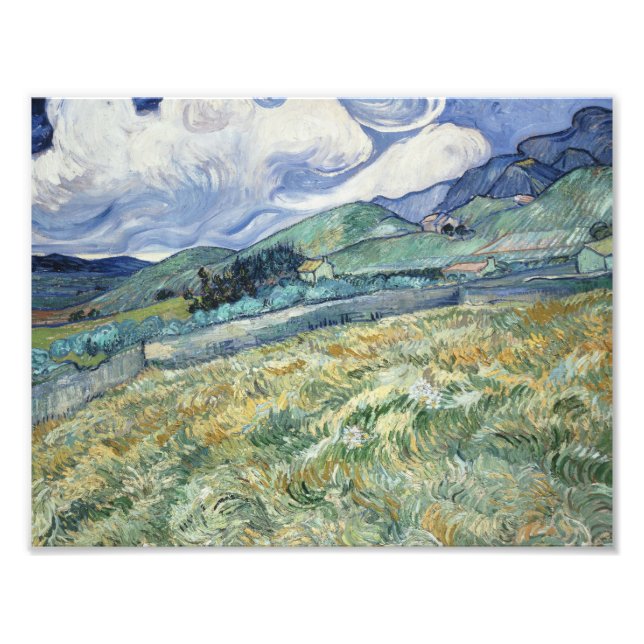 Vincent van Gogh - Landskap från Saint-Remy Fototryck (Framsidan)