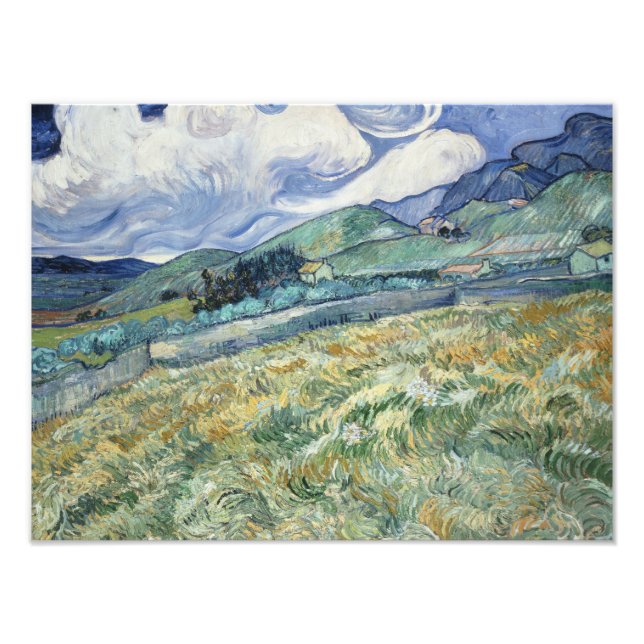 Vincent van Gogh - Landskap från Saint-Remy Fototryck (Framsidan)