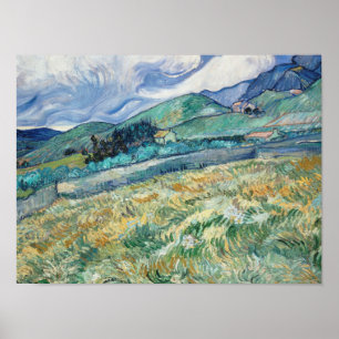 Vincent Van Gogh - Landskap från Saint-Remy Poster