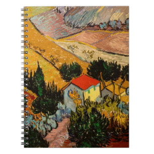 Vincent van Gogh - Landskap, House och Plowman Anteckningsbok