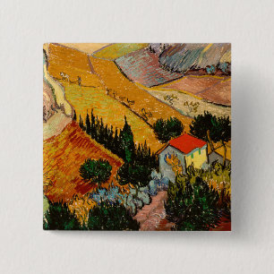 Vincent van Gogh - Landskap, House och Plowman Knapp