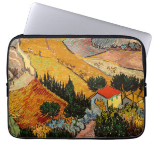Vincent van Gogh - Landskap, House och Plowman Laptop Fodral