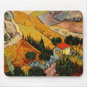 Vincent van Gogh - Landskap, House och Plowman Musmatta