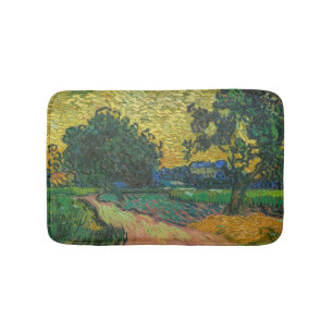 Vincent van Gogh - Landskap i Twilight Badrumsmatta