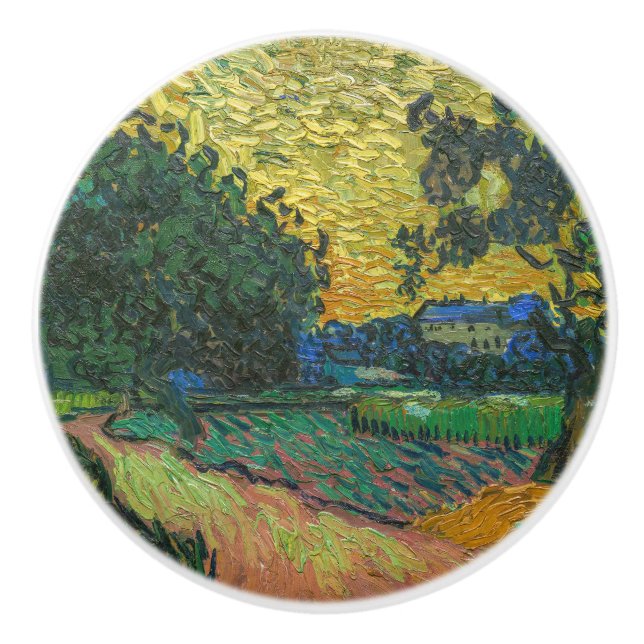 Vincent van Gogh - Landskap i Twilight Knopp (Framsidan)